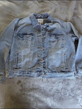 Kensie Light Blue Denim Jacket - Women's Jean Jacket